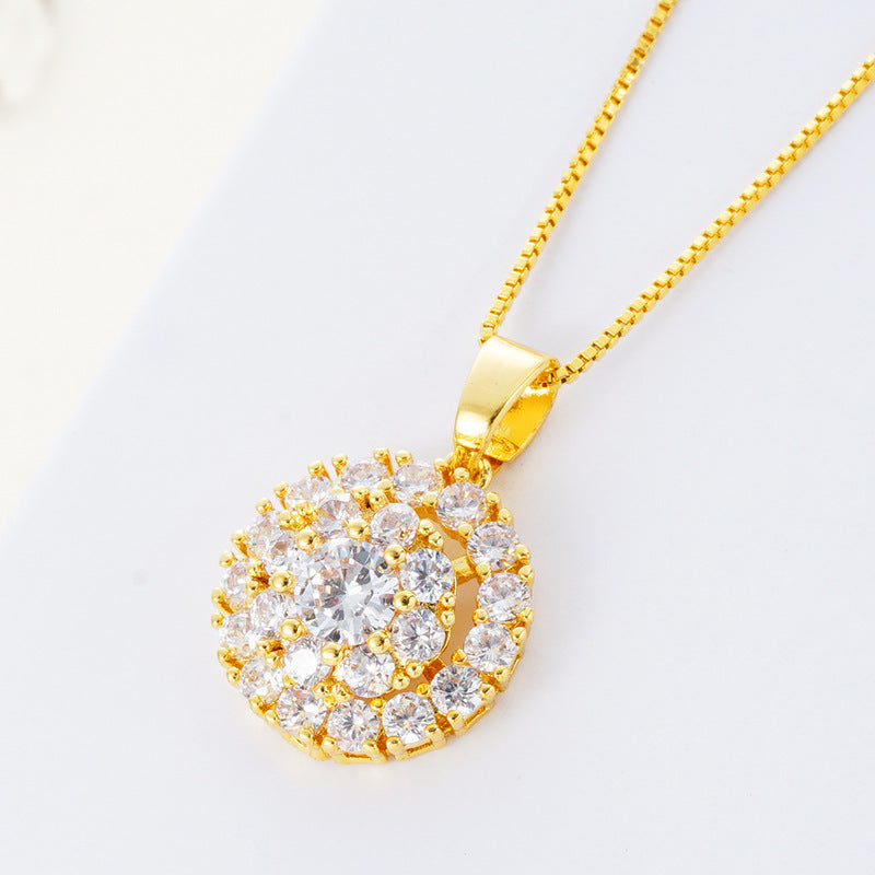 EternaShine™ Rotating Crystal Pendant