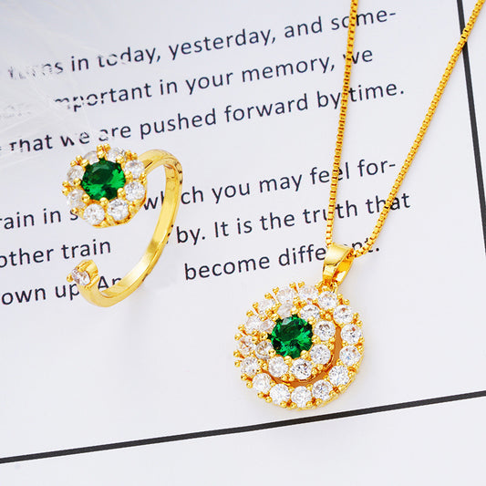 EternaShine™ Rotating Crystal Pendant