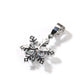 European Hip Hop New Winter Spinning Snowflake Luminous Dripping Oil Pendant Ornaments
